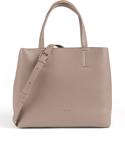 Vivisence Luxe Handtas Eco-leder Dames Organizer Ruim Design Schoudertas voor Werk en Dagelijks Gebruik, Beige, één maat