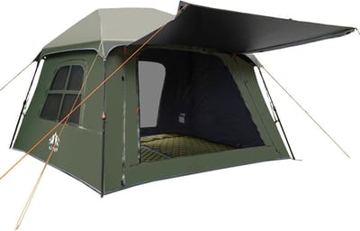 Waterdichte Pop Up Tent voor 4 Personen - Automatisch en Eenvoudig Op te Zet voor Kamperen, Strand en Festivals