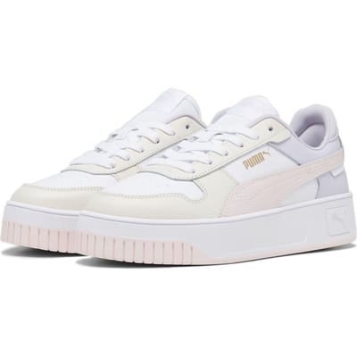 PUMA Carina Street Dames Sneakers - PUMA White-Frosty Pink-Alpine Snow