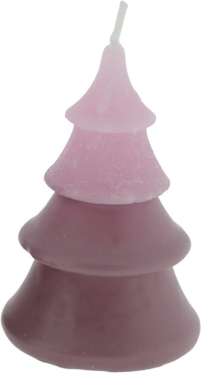 Home Society - Kerstboom kaarsjes - Duo Layer - Roze - Paars - S - Doosje 6 stuks