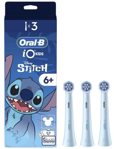 Oral-B iO Kids 6+ Disney Stitch opzetborstel voor elektrische tandenborstel - 3stuks