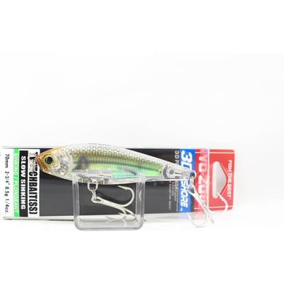 Yo Zuri Duel 3D Inshore Twitchbait 70SS langzaam zinkend kunstaas R1207-RGLM (8291) gray
