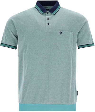 Hajo - Poloshirt Piqué - heren- groen - maat 3XL