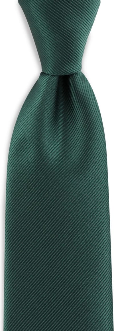 JB Collection - Stropdassen - stropdas flessengroen repp - flessengroen