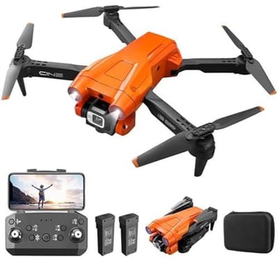 Opvouwbare drone met camera voor beginners - RC quadcopter met app, WIFI, FPV, live video en headless-modus