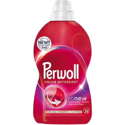 Perwoll Renew Color Lessive Liquide pour Couleurs 1L (20 Lavages)