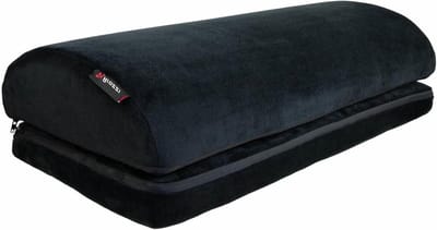 Voetsteun - Voetenbankje - Comfortabel Zitten - Zachte Stof - 61 x 315 x 18 cm - Donkergrijs