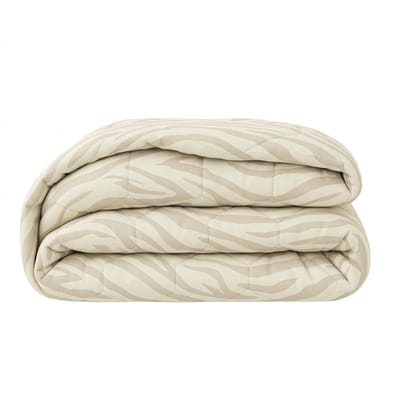 Dekbed-Discounter - EazySleep Dekbed Zonder Overtrek 140 x 200 cm - Inclusief 1 kussensloop - Wasbaar op 40 graden - Verkoelend dekbed - Wood Grain