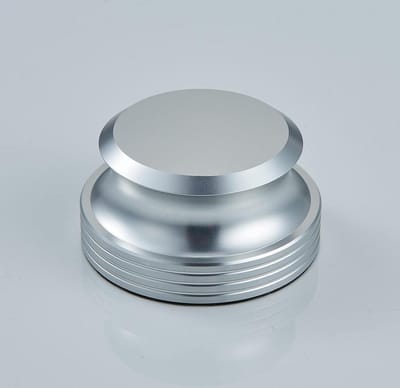 Draaischijf gewichtsklemmen voor hifi recordspelers - Gewichtsstabilisator draaiplateau vinyl LP zilver.