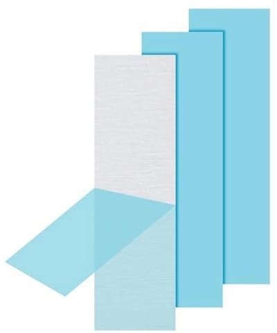 Aluminiumplaat 4 x 1,18 x 1/25,4 inch - 3 Stuks met Beschermfolie voor Industrieel Handwerk