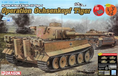 Dragon Modelbouwpakket Militaire voertuigen - 6328 Pz.Kpfw. VI Ausf.E Sd.Kfz.181 Tiger I -Operation Ochsenkopf Tiger- Plastic - 1:35 - Modelbouw