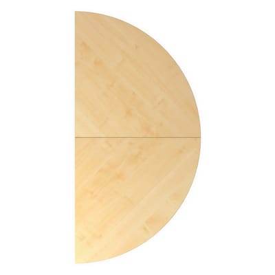 LA160 W - Connectie en montageplaten I Aanschuiftafel 160x80 Esdoorn