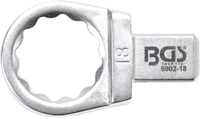 BGS Opsteek-ringsteeksleutel 18 mm opname 9 x 12 mm - 6902-18