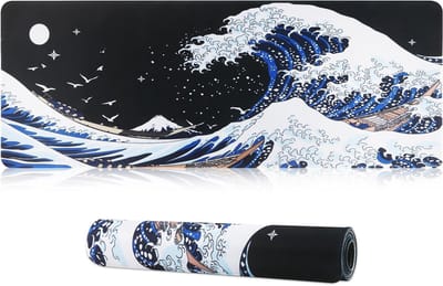 Grote Gaming Muismat XXL 800 x 300 mm - Zachte en Gladde Oppervlakte met Antislip Rubberbasis - Perfect voor Computer en Toetsenbordgebruik
