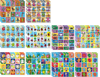 Stammetjes - Beloningsstickers - Fantasie A - 432 stuks
