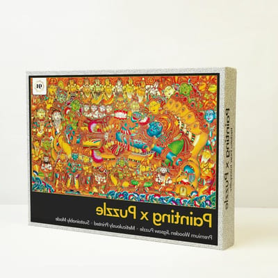 Houten Legpuzzel - Kunst Puzzel - Ontspannen Tijdverdrijf - Ingewikkeld Ontwerp - 750 Stukjes - Veelkleurig
