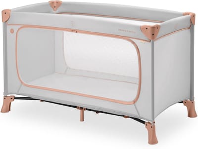 Opvouwbaar babyreisbed met grote zijopening - Comfortabel en compact voor onderweg
