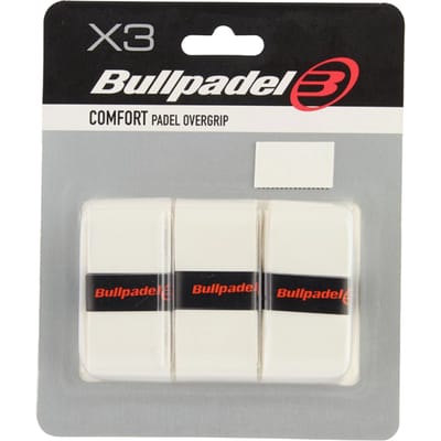 Bullpadel Comfort Overgrip Wit 3 St. - Grip