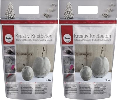 Creatief betonklei kneedbaar - 6 kg - Kneedbaar cement klei - Hobby/knutsel materiaal