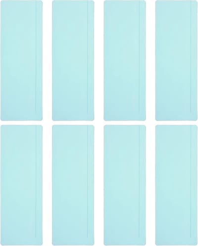 Leesstrips Set - Markeer Hulp - Focus Verbeteren - Visuele Stress Verminderen - 19x7cm - Lichtblauw