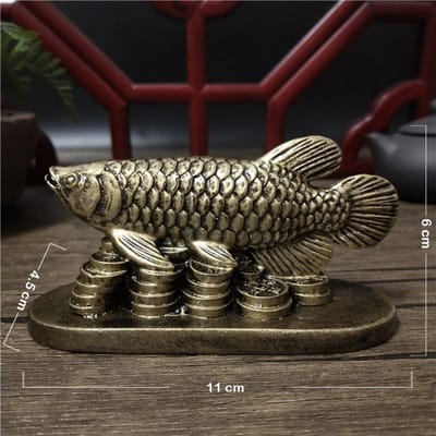 Gouden Dieren Vissen Beelden Figuurjes Geluksornamenten Woondecoratie Chinese Feng Shui Boeddhabeeld Sculptuur Hars Ambachten Geschenken