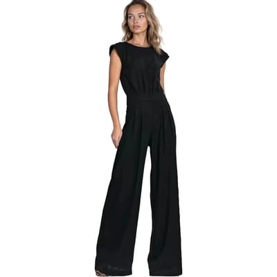 Vrouwen jumpsuit van rayon met pijpen Nife