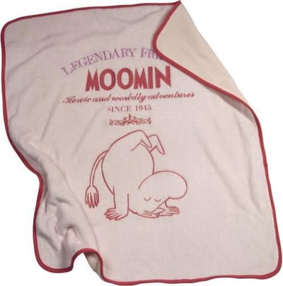 Moomin meisjes deken - roze - maat 75*85  cm