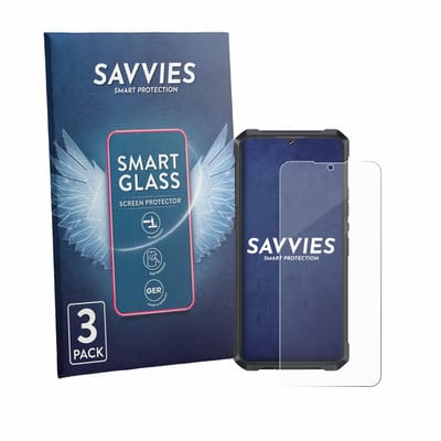 3 Stuks Savvies Screenprotector - geschikt voor Cubot King Kong ES 3 - beschermfolie glas transparant