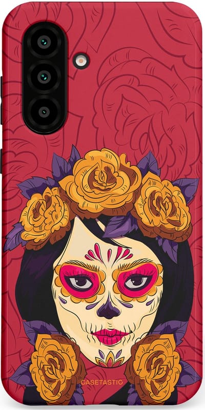 Casetastic Hoesje Geschikt voor Samsung A56 / A36 - Stijlvolle Beschermende Duo-layer Case - Middernachtmasker