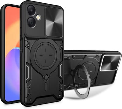 Hoesje geschikt voor Samsung Galaxy A06 4G/5G - Techsuit CamGuard Pro Back Cover - Zwart