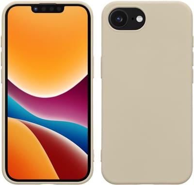 kwmobile telefoonhoesje geschikt voor Apple iPhone 17e / iPhone 16e - Hoesje voor smartphone - Back cover in crème
