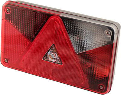 Achterlicht Aspöck Multipoint V rechts 5 PIN's bajonet - Achterlicht aanhangwagen, caravan en trailer - Aanhanger verlichting - Aspock