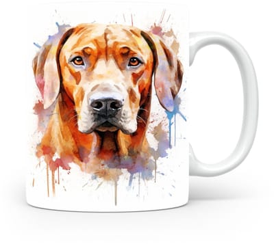 Mok Rhodesian ridgeback Beker voor koffie of tas voor thee, cadeau voor dierenliefhebbers, moeder, vader, collega, vriend, vriendin, kantoor, opa, oma, hond, kerst, sinterklaas, verjaardag
