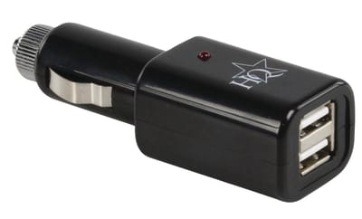 HQ - Dubbele USB Auto Lader - Zwart