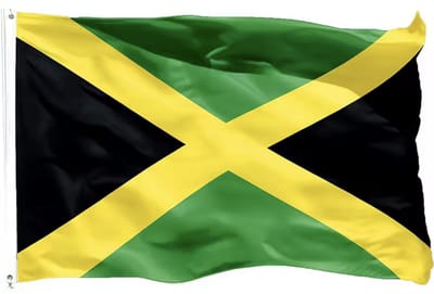 Jamaicaanse vlag - Vlag van Jamaica - The Cross - 150/90CM - Polyester - WK - Flag - CHPN