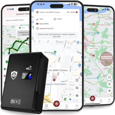 DYNA® GPS Tracker auto - GPS Tracker - GPS Trackers - Zwart - 9cm x 6cm x 3cm