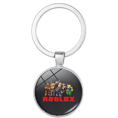 Porte-clés Personnage de Jeu Roblox Porte-clés Dôme de Verre Accessoire Gamer Pour Fans de Jeux Enfants Adultes Objet de Collection Cadeau de Fête Qualité Supérieure 2.5cm