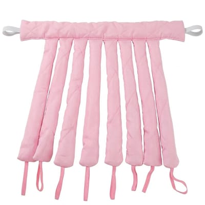 Roze heatless curling rod octopus haar kruller dames zonder hitte met meerdere zachte krulstrengen heatless curls flexibel ontwerp geschikt voor slapen en dagelijks gebruik