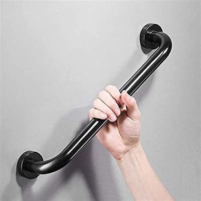 Veiligheidsgrijper - Handdoekenrek aluminium - Valpreventie - Roestbestendig - 42 cm - Zilver