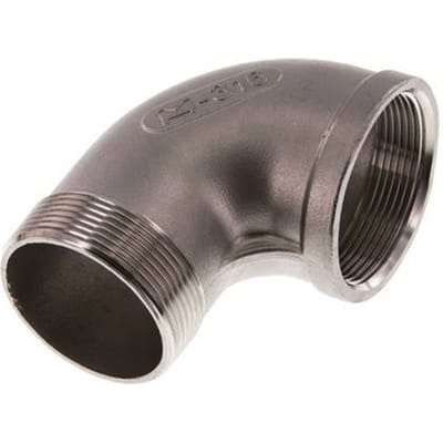 Rp 2'' x R 2'' F/M RVS L-Fitting 90graden 16 Bar - FL2E-FM-SH-200R