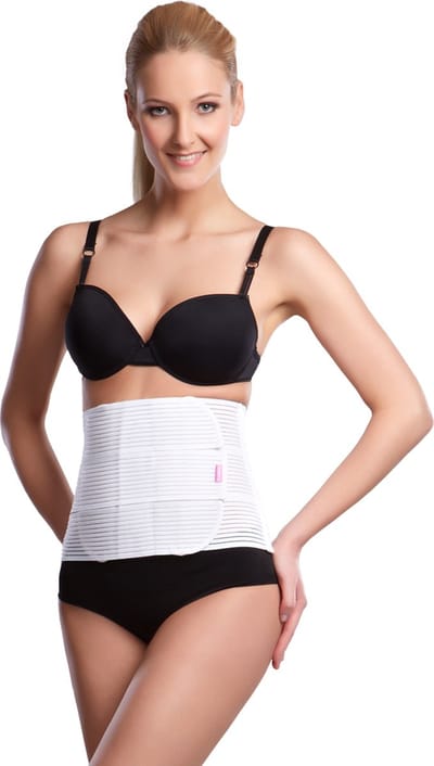 KP Special 23cm XS wit – buikband voor gebruik na plastische chirurgie in de buik, zoals een buikwandcorrectie, DIEP-flap, herniaoperaties of liposuctie van de buik
