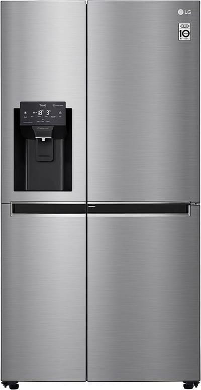 LG GSJ760PZZE ed Side-by-Side 405/196 L 179.0 x 91.2 73.8cm amerikaanse koelkast Ingebouwd/vrijstaand 625 l E Zwart, Grijs, Zilver