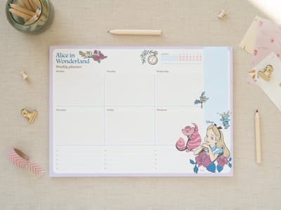 Alice in Wonderland Weekplanner