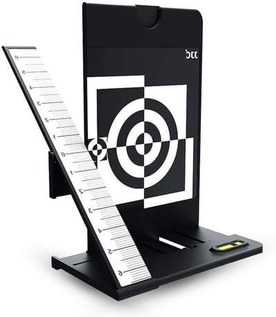 Professionele 2-in-1 lens focus calibratietool met balanskaart voor DSLR en systeemcamera's