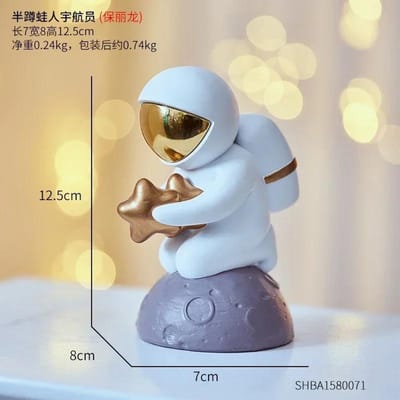 Minimalisme Huisdecoratie Astronaut Meubels Woonkamer TV-meubel Boekenplank Decoratie Astronaut Desktop Meubels gray