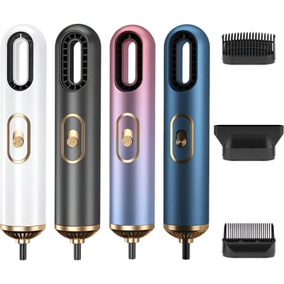 Professionele haardroger Slim met technologie Dubbele negatieve ionen Turbinemotor Telefoon met 3 temperatuurniveaus Compact ontwerp