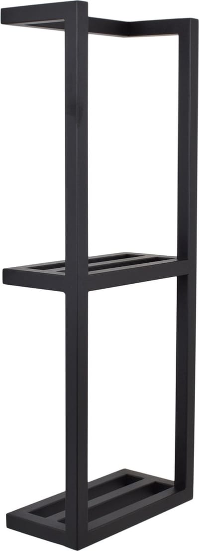LOFT42 Pim Wandhanddoekenhouder 2 laags - Zwart - Metaal