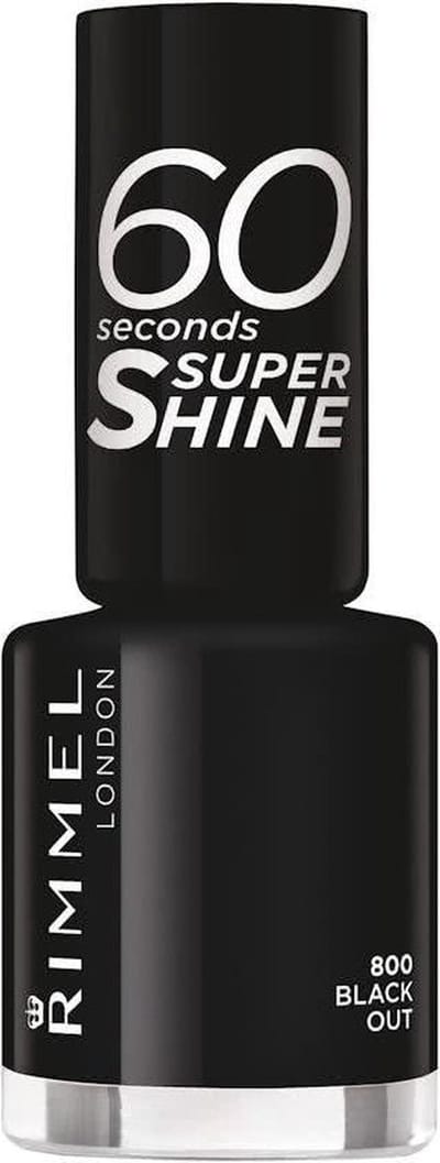Rimmel London 60 seconds supershine - 800 Black Out - Nagellak