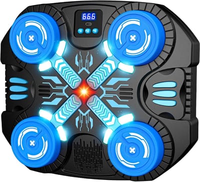 QIN® Boxing Machine - Boxing Bag - Boxing - Blauw - ‎34cm x 29cm x 8cm