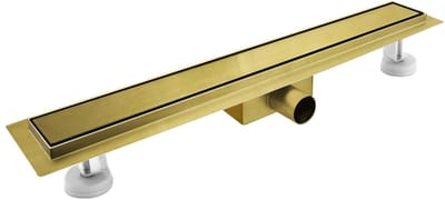 Dailygoods- Douchegoot 70 cm - Betegelbare Douchegoot - Roestvrij Stalen Bodemafvoer - Sifon/Haarzeef - Extra Vlak - Verminderde Waterophoping - Afvoerputje